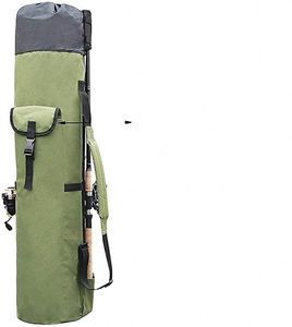 Sac de transport pour cannes à pêche BSCI avec étui porte-cannes, capacité 5 cannes, étanche, tubes de transport, sac de rangement pour équipement de pêche, durable - Product Image 3