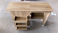 Table pliante pour machine à coudre, étagère, bureau d'ordinateur, table pliante pratique pour machine à coudre avec roulettes, pièces de machine à coudre