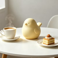 Sculptures de poussins mignons personnalisables BZY, disponibles en tailles extérieures ou de bureau, pour la décoration de la maison et du jardin, statues en résine