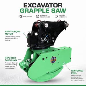 Pince à bois rotative à 360 degrés pour excavatrice de 6 tonnes, à entraînement par engrenages, pour usage forestier et de construction - Product Image 2