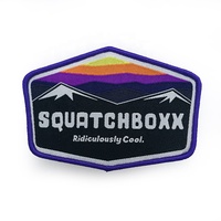 Badge en sequins tissé à la machine de haute qualité avec tissu et polyester sans nickel pour accessoires de vêtements et de chaussures