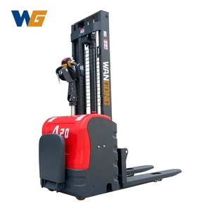 Apilador de Palés Semi-Eléctrico WANGONG con Certificación CE, de 2 Toneladas y 2 Metros, Carretilla Elevadora Eléctrica con Alta Capacidad de Elevación - Product Image 2