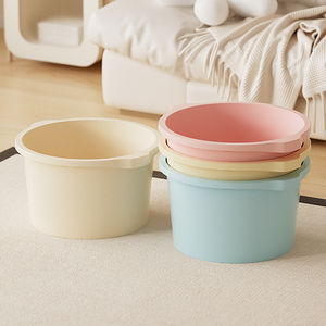 Baignoire pour les pieds extra-large, extra-haute, à haute résistance, avec massage par picots, palette de couleurs polyvalente, poignée élargie, empilable, gain de place - Product Image 1