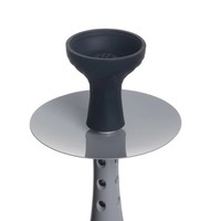 Nouveau Kit Complet Chicha en Alliage d'Aluminium Laqué 2026 avec Tête en Silicone et Gestion de la Chaleur, Type Libre, Design Français