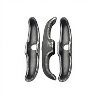 JQS Collier de serrage papillon pour coffrage de construction en acier, avec cartes de fixation et de gabarit