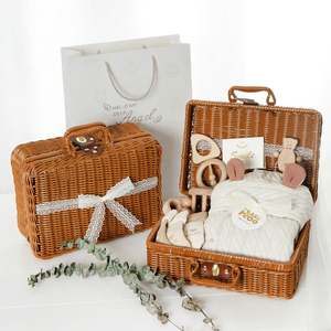 Ensemble de vêtements pour bébé en coton biologique coloré pour nouveau-né, barboteuses de printemps pour bébé, coffret cadeau pour bébé - Product Image 6