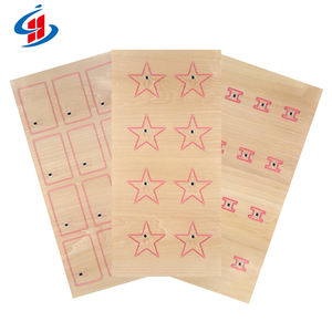 Изготовленный на заказ Деревянный Лист Prelam <span class=keywords><strong>3</strong></span>*8 или 2*5 125 кГц RFID карта контроля доступа инкрустация Деревянная Карта инкрустация - Product Image 5