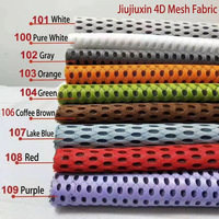 Tissu en maille respirante 3D extensible 100% polyester, maille tricotée respirante pour revêtement de chaise de bureau et de jeu