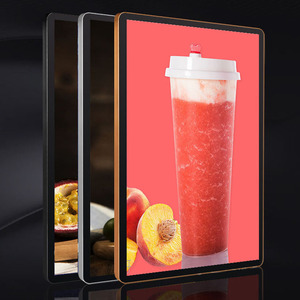 Maßgefertigter Ultraflacher Rechteckiger Aluminium-Werbe-LED-Leuchtkasten mit Acryl-Oberfläche für <span class=keywords><strong>Poster</strong></span> - Product Image 2