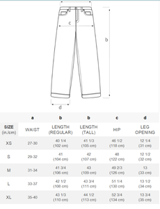 Jeans en denim noir personnalisés 15oz, coupe ample, triple couture, streetwear, marque privée OEM pour hommes - Product Image 4