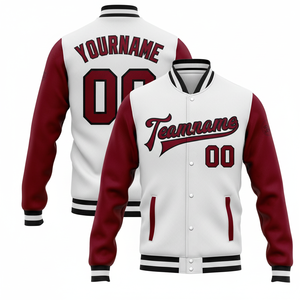 Direct Industry Wholesale Casual Winter Custom Black Camo-Olive Bomber Full-Snap Varsity Letterman Two Tone Jacket - Product Image 1