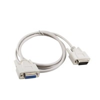 Cable de datos DB15 macho a hembra, cable de conexión de computadora de 1.5 metros con puertos serie/paralelos de 2 filas, cable de impresora