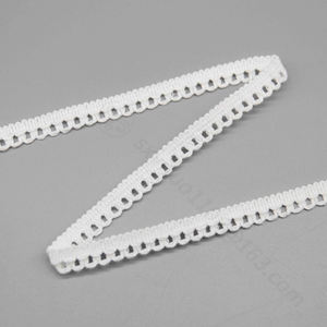 Garniture en dentelle soluble dans l'eau de 0.8cm d'usine idéale <span class=keywords><strong>pour</strong></span> les ourlets, les décolletés, les voiles, les jupes Lolita, la lingerie et la décoration artisanale - Product Image 3