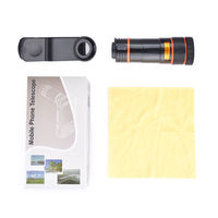 Objectif de caméra pour téléphone portable, objectif de 8x12x, télescope optique HD, objectif de Zoom