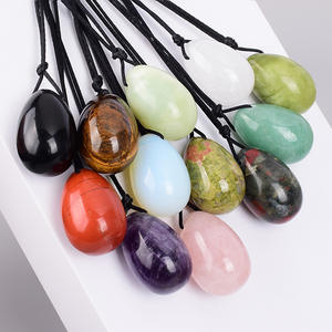 Bulk 3 In 1 Naturstein Yoni Ei für sexy <span class=keywords><strong>Kegel</strong></span> Übung gebohrte Jade Eier zum Festziehen der Virginia Crystal Stones Yoni Ei - Product Image 6