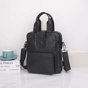 Nuevo bolso de mano para hombre, Maletín de negocios, bolso de hombro a la moda, Mensajero de cuero, <span class=keywords><strong>enviar</strong></span> el mismo bolso de mano, bolso para ordenador portátil de 12,9 pulgadas - Product Image 5