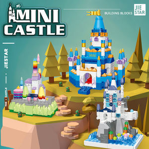 Jiestar ของเล่นเจ้าหญิงชุดของขวัญสำหรับเด็กจากร้าน jiestar ของเล่นปราสาทแบบ DIY ขนาดเล็กสำหรับเด็กผู้หญิง - Product Image 2