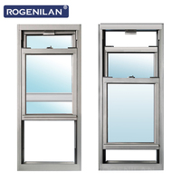 Ventanas Acústicas Personalizadas de Fábrica ROGENILAN, Ventanas de Doble Vidrio con Rejilla Acústica, Ventanas de Aluminio con Doble Vidrio para Ahorro de Energía para Viviendas