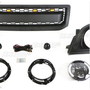 Parrilla Delantera para Toyota Prado LC120, Parrilla Deportiva, Kit de Carrocería, Accesorios para Auto - Product Image 6
