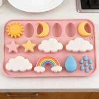 Moule en silicone pour chocolat de Pâques, forme œuf, chat, chien, ustensiles de cuisson de haute qualité, plateaux, outils à gâteau, vente chaude