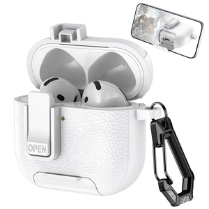 Étui de <span class=keywords><strong>chargeur</strong></span> sans fil AOERMEI anti-chute et anti-choc en plastique PU avec autocollant pour 3 et 4 - Product Image 5
