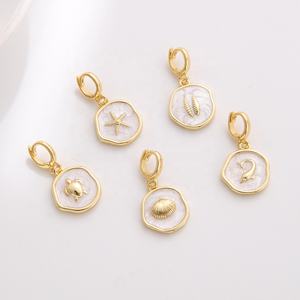 Liontin Hewan Laut - Liontin DIY Berlapis Emas 18K untuk Gelang Kalung Perhiasan, Klip Universal untuk Liontin - Product Image 4