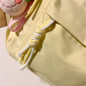 Sac à dos décontracté crème léger grande capacité pour l'école et les voyages pour fille - Product Image 4