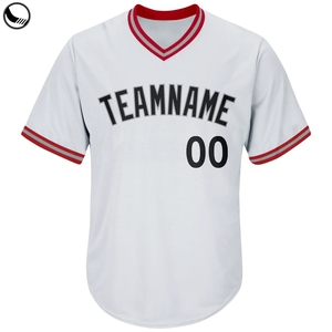 Nom d'équipe sublimé personnalisé Logo numéro impression sport Softball uniforme vestes chemises femmes hommes maillots de Baseball - Product Image 4