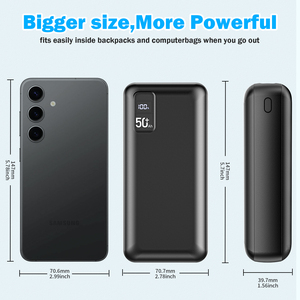 Banco de Energía de Gran Capacidad Personalizado de 50000 mAh con <span class=keywords><strong>Carga</strong></span> Rápida, Pantalla LED, Estación de <span class=keywords><strong>Carga</strong></span> Rápida OEM para Portátil - Product Image 6