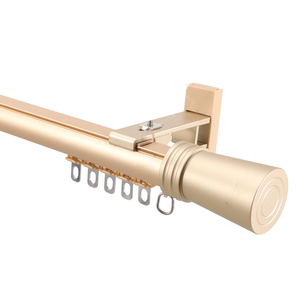 Slim Aluminum Alloy Straight Curtain Track, Silent Running Top Mount Rail for Indoor Window Decor - Product Image 2