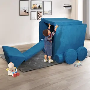 Kids Furniture DIY Sofa Couch Kids Crawling Sliding Mattress Comfort Foam Blocks Magnetic Play Couch Baby