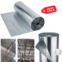 Rouleau d'isolation en mousse réfléchissante, double bulle, feuille d'aluminium thermique, barrière contre la vapeur de chaleur radiante