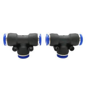 Raccord pneumatique en plastique PE à branchement rapide, connecteur à simple pression, 4-12 mm, tuyau d'air PU, raccord universel pour tuyau - Product Image 2
