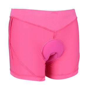 Shorts de cyclisme ajustés pour femmes, rose, en spandex et nylon avec coussin en silicone, respirant, sous-vêtements de sport d'été - Product Image 2