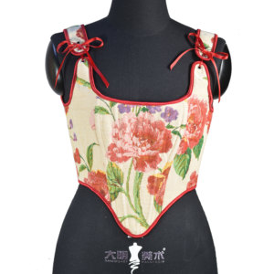 Corsé Bustier Medieval para Mujer, con Cordones y Varillas, Chaleco Moldeador de Cintura, Disfraz Vintage Azul para Vestido - Product Image 5