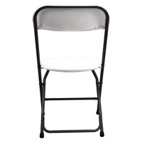 Chaise pliante en plastique robuste pour l'extérieur, pour fêtes, mariages, événements, empilable