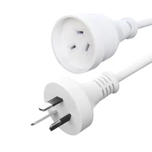 Extension lead for AU/NZ/Fiji Market 250V 10A /15A AC Power Cord SAA Approved for Australia