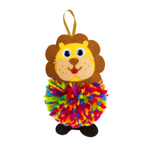 Beginner Lion <b>Felt</b> Sewing Craft <b>Kit</b> DIY Jungle Stuffed Animals Making Set Learn to Sew Gifts for Birthday Boys Girls - Product Image 3