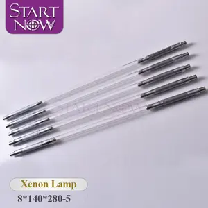 Xenon 8*140*280 YAG Laser Xenon Tube Xenon Arc Lamp Flash Laser Pulsed Tube For Nd:YAG Laser Welding Cutting Machine Accessory