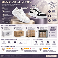 Chaussures décontractées pour hommes à lacets, basses, respirantes, avec embout perforé et semelle plateforme épaisse, idéales pour la marche