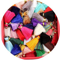 Mini breloques multicolores pour la fabrication de bijoux Boucles d'oreilles de Bohème Bracelets Pendentif de sac Porte-clés Diy Charms Accessoires
