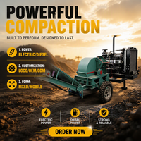 Broyeur de substrat pour champignons Shiitake CMX-1000 de Tree Care Company, mobile, alimenté au diesel, pneus 650R16 x2, Alibaba Trade Assurance