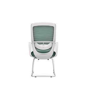 Chaise de bureau de réunion économique pour visiteurs, salle d'attente, réception, formation, personnel, avec dossier en maille, <span class=keywords><strong>sans</strong></span> roulettes - Product Image 5