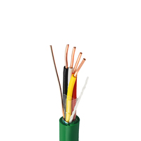 Câble certifié KNX Chuanpu, gaine en PVC verte, 2 paires torsadées, 4 fils, 0,8 mm, système de câblage en cuivre nu, BUS EIB
