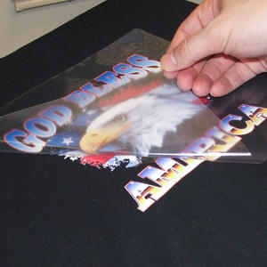 Service OEM Impression numérique DTF Presse à chaud Étiquette en tissu uni Repassage sur mesure Transferts thermiques en plastisol Designs pour t-shirt - Product Image 5