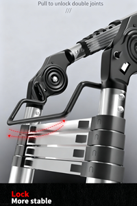 Meilleur prix en stock Échelle télescopique Échelle télescopique avec mécanisme de verrouillage sécurisé - Product Image 4