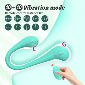 Ylove 10 modalità ricaricabile G-point massaggio vaginale <span class=keywords><strong>vibratore</strong></span> avvolto con completo Silicone Sex Toy per coppia - Product Image 2