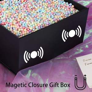 Boîtes de couleur PET rigides personnalisables avec avantage UV pour bijoux vêtements bougies perruques sous-vêtements emballage aimant forme logo personnalisé - Product Image 5