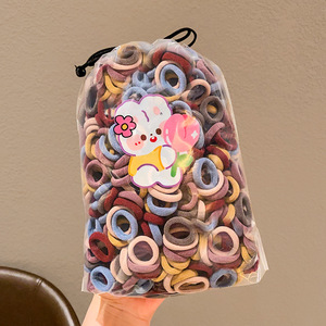 Pz/borsa 100 personalizzato all'ingrosso carino per bambini alta corda elastica per capelli per bambini <span class=keywords><strong>fascia</strong></span> per capelli in gomma luminosa per <span class=keywords><strong>bambina</strong></span> - Product Image 4