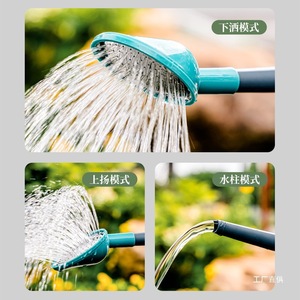 Regadera de 8L de plástico duradero con boquilla larga para jardinería - Product Image 3